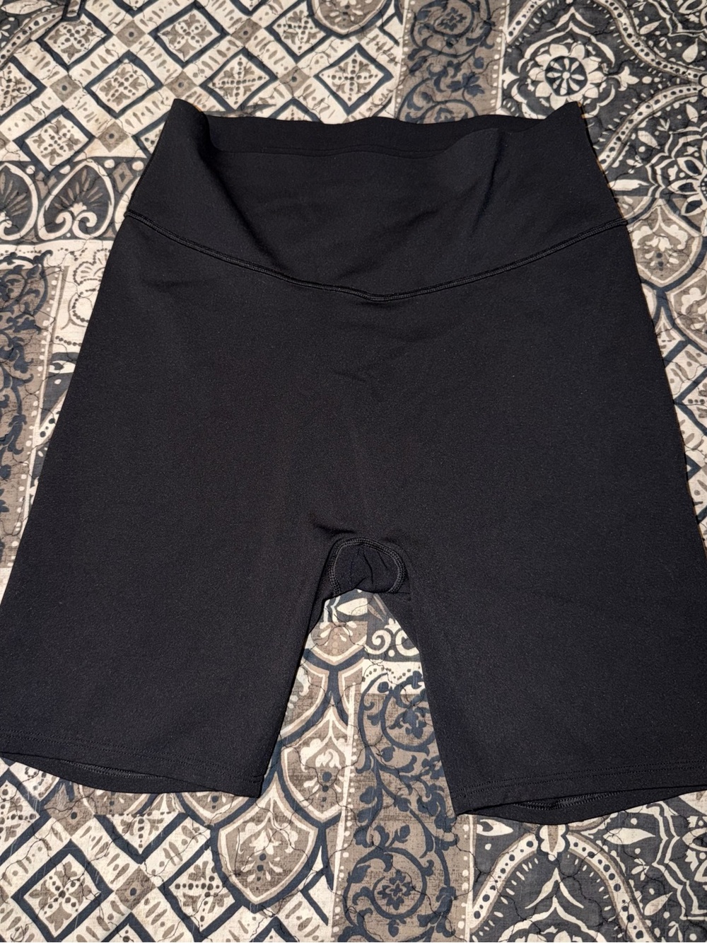 VSX Black High-Rise Bike Shorts